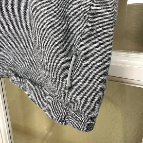 TED BAKER Knit Polo Shirt with Contrast Collar & Button Placard size 5 / XL - Picture 4 of 9